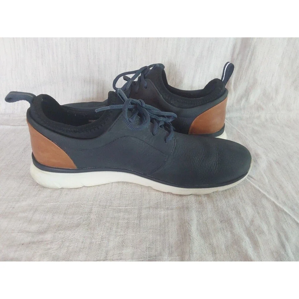 Johnston & Murphy XC4 Waterproof Mens Size 9.5 M Blue Leather Oxford Sneaker